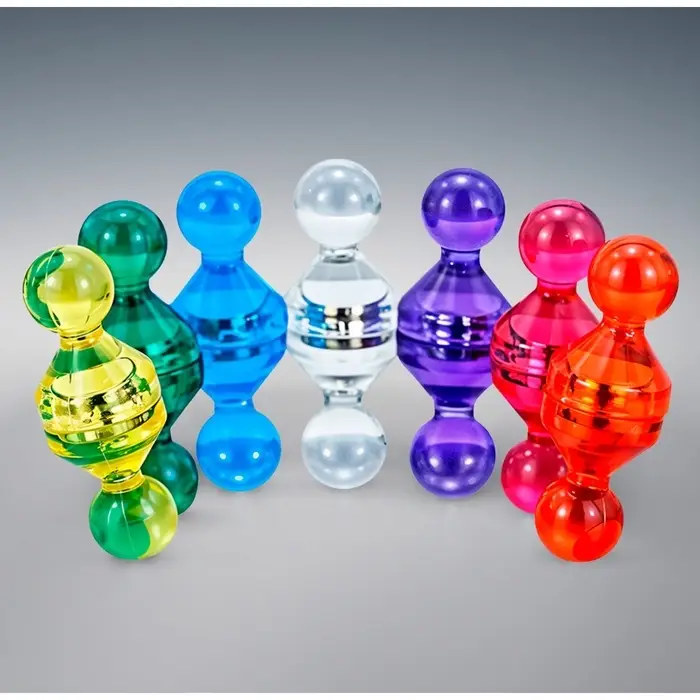 Набор магнитов, 24 штуки для доски &laquo;Пешки&raquo;, 11&times;17 мм, 7 цветов