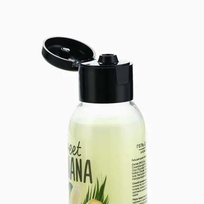 Гель для душа женский, 100 мл, аромат банана, BEAUTY FOX