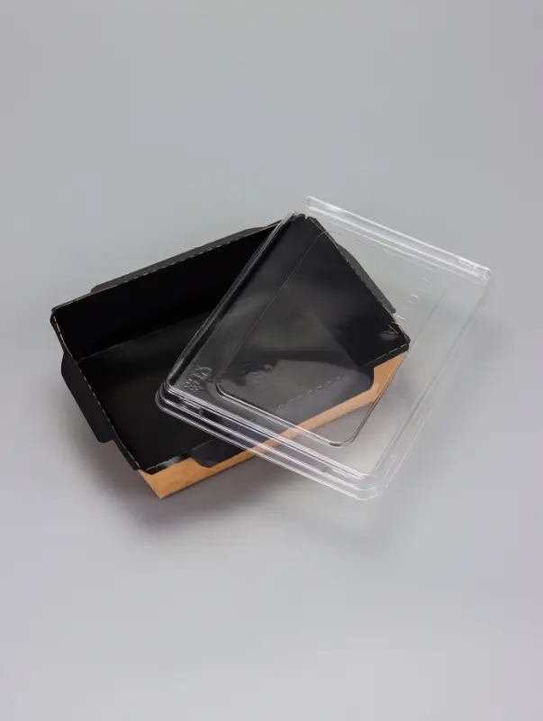 Контейнер с плоской крышкой, черный, 0,5 л, 16 х 12 х 4,5 см Контейнер с плоской крышкой, черный, 0,5 л, 16 х 12 х 4,5 см