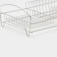 Сушилка для тарелок и кружек с поддоном, 39&times;25&times;12 см, хром