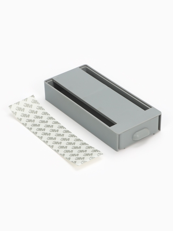 Скрытый потайной ящик, для хранения под стол, 20 х 9 х 4см, серый Скрытый потайной ящик, для хранения под стол, 20 х 9 х 4см, серый