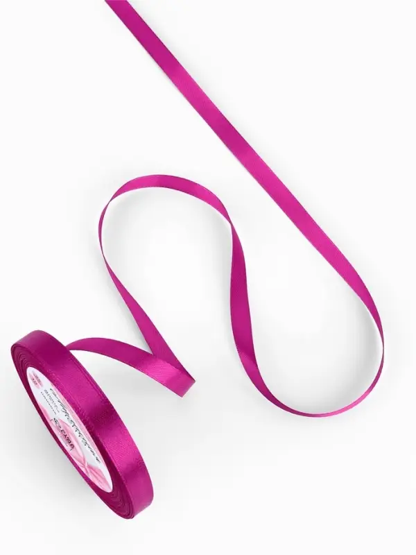 Лента атласная, 10 мм, 23±1 м, пурпурная №29 Лента атласная, 10 мм, 23±1 м, пурпурная №29