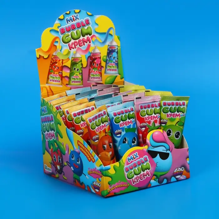 Жевательная резинка «Дуй пузырь! Bubble gum крем MIX», 22 г Жевательная резинка «Дуй пузырь! Bubble gum крем MIX», 22 г