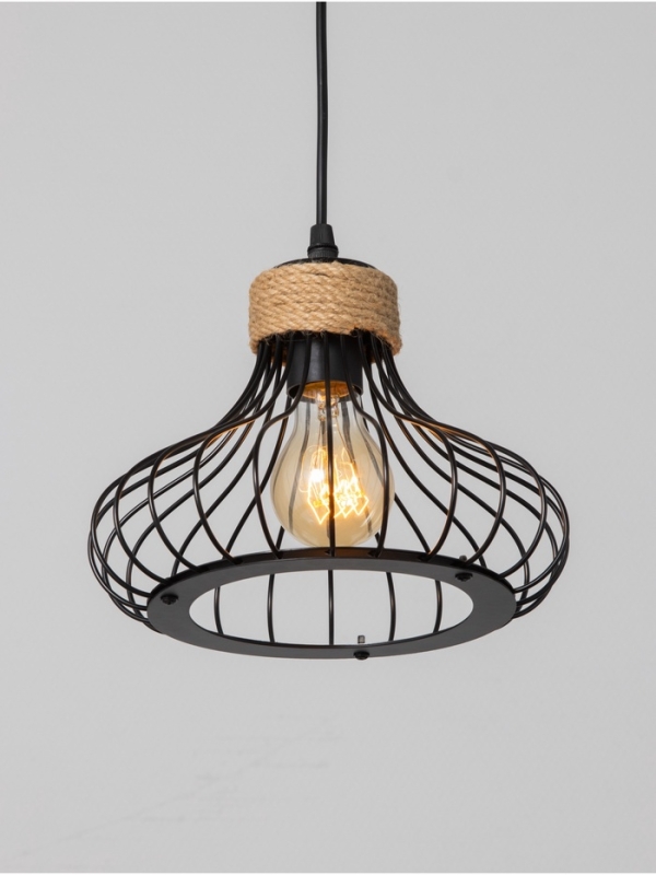 Светильник Светильник "Фон" 1х40Вт Е27 черный 23х23х18см