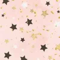 Бумага упаковочная &laquo;Звёзды&raquo;, глянец, 70&times;100 см, 1 лист