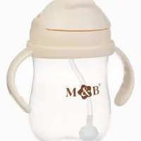 Поильник детский непроливайка с трубочкой M&B, 300 мл.