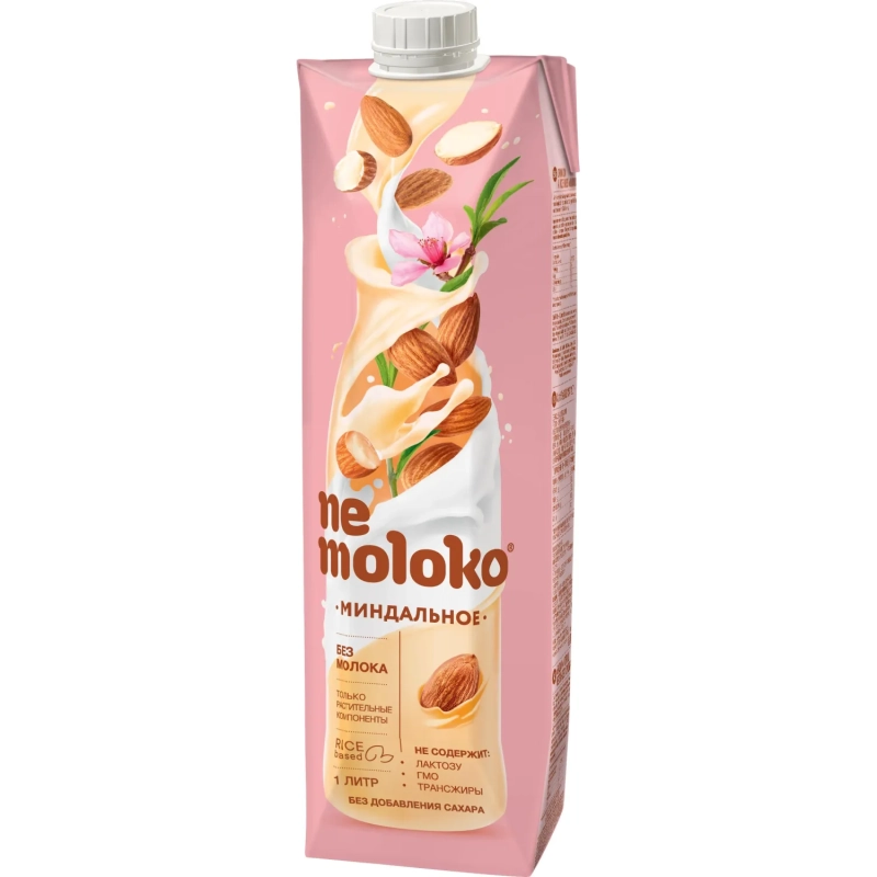 Напиток растительный&nbsp;Nemoloko напиток на рисовой основе Миндальный 1л