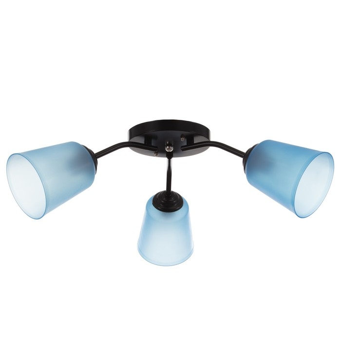 Люстра Люстра "Онлайн" (цилиндр) 3х15Вт Е27 МОДЕЛЬ: BR 00233 черный/синий