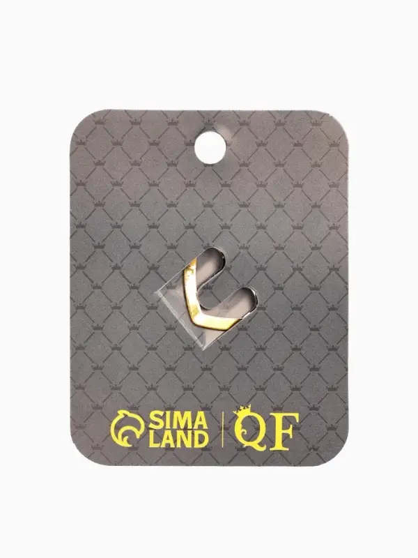 Зажим для платка Зажим для платка "Цветок астры", цвет белый в чернёном золоте