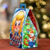 Подарочная новогодняя коробка «Дедушкино счастье» 12×8.5×17.5 см