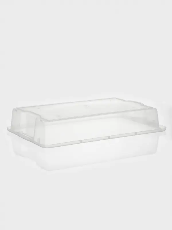 Контейнер для хранения Porter, 18 л, 66&times;42&times;12 см, с крышкой, цвет слоновая кость