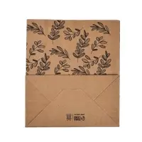 Пакет подарочный крафтовый &laquo;Эко&raquo;, 24&times;28&times;14 см