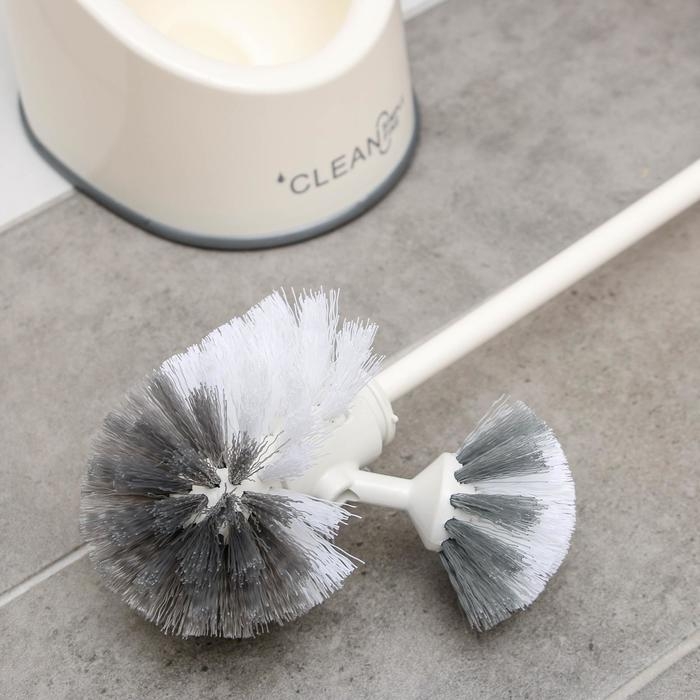 Ёрш для унитаза с подставкой Accoona, 17,5×13,5×44 см, цвет белый Ёрш для унитаза с подставкой Accoona, 17,5×13,5×44 см, цвет белый