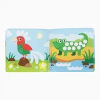 Книжка - игрушка для ванны Крошка Я &laquo;Рисуем пальчиками: зоопарк&raquo;, водная раскраска