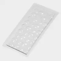 Форма для шоколада «Лепестки», пластик, 20.5×10×1 см, прозрачная