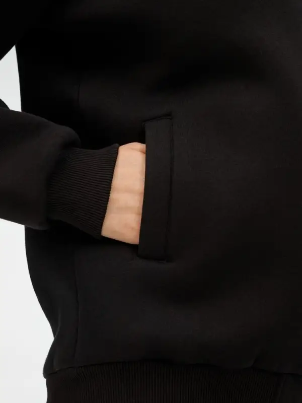 Бомбер унисекс Estado, черный, размер S