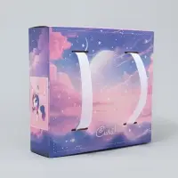 Коробка подарочная фигурная, упаковка, «Звёздочка», 23.5 х 22 х 7 см