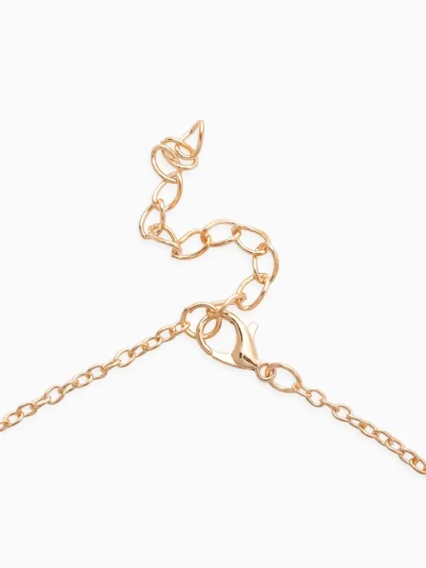 Набор 2 пред-та: серьги,кулон Набор 2 пред-та: серьги,кулон "Гранат", цвет красный в золоте 44+удл.