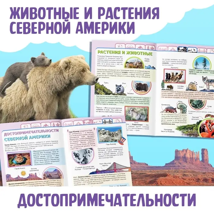 Энциклопедия детская «Северная Америка», 16 стр., 5+ Энциклопедия детская «Северная Америка», 16 стр., 5+
