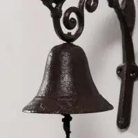 Колокол настенный чугун &laquo;Шесть птиц&raquo;, 21&times;10&times;18 см