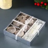 Набор свечей &laquo;Новогодние свечи и подсвечники&raquo;, 8 шт., 15.8&times;16.8&times;3.3 см