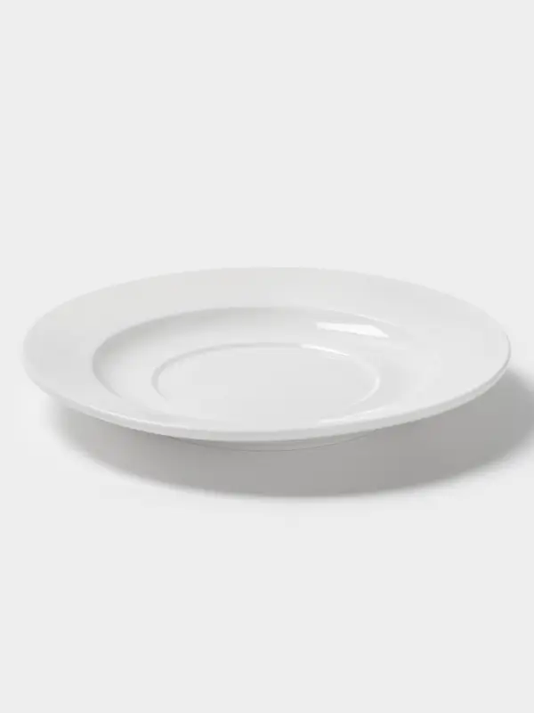 Блюдце Hanna Kn&ouml;vell, d=16.5 см, к бульоннице 300 мл, фарфор, белое