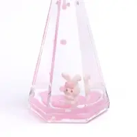 Часы гелиевые, антистресс, 17&times;5.5 см, розовые