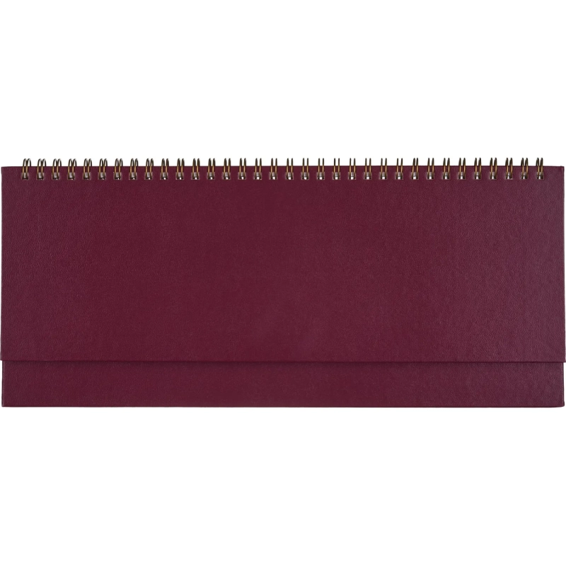 Планинг недатированный бордо,305х130, 64 л.,Ideal 3-457/04