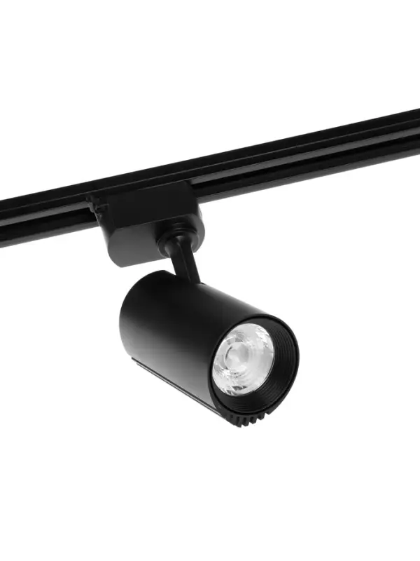 Трековый светильник Luazon lighting, TSL-102, deg, 20 Вт, 1600 Лм, 4000 K, чёрный, свечение нейтральное белое