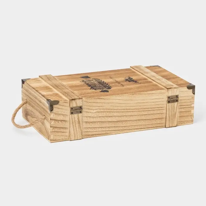 Ящик для хранения вина Доляна &laquo;Ливорно&raquo;, 35&times;20 см, на 2 бутылки