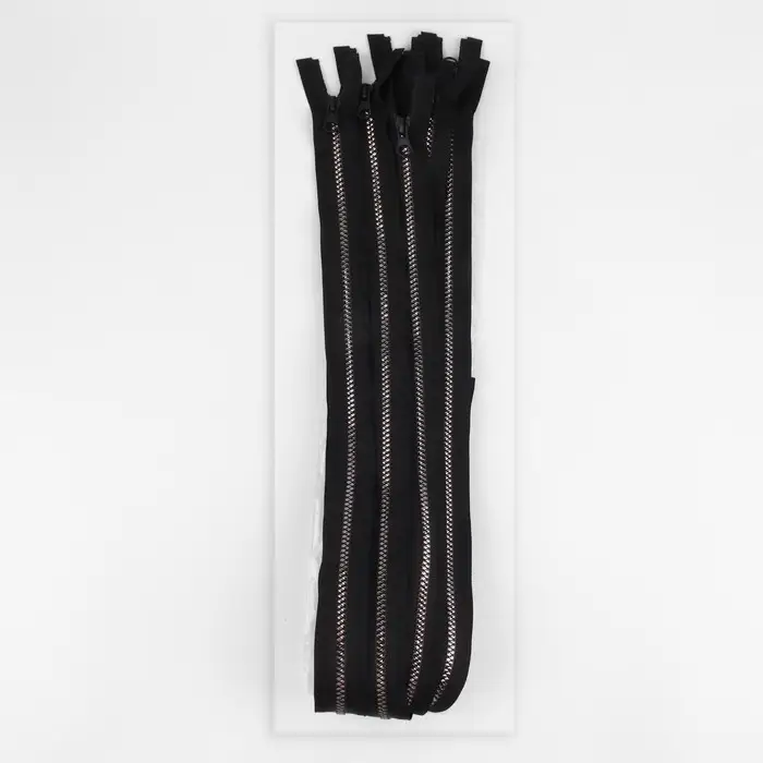 Молния «Трактор», №5, разъёмная, замок автомат, 80 см, чёрная