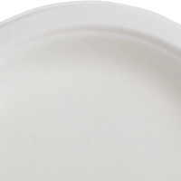 Тарелка одноразовая биоразлагаемая D=180 мм, 50шт/уп (138657)