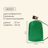 Надувной диван maclay, 190Т, 180 х 70 х 45 см, цвет зелёный