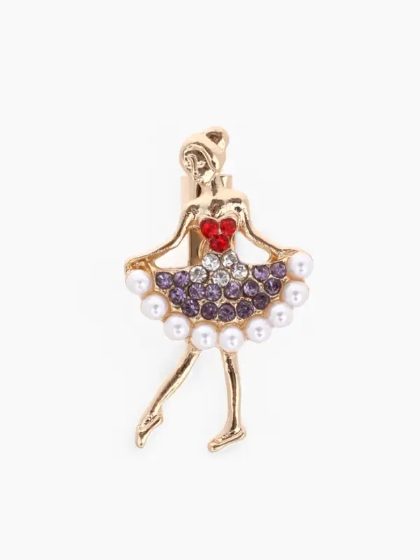 Брошь &laquo;Балеринка&raquo; мини, МИКС