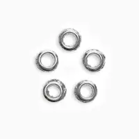 Шарм разделитель для бусин &laquo;Солнце&raquo;, белый в серебре