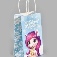 Пакет подарочный «Коняшка 2026», 12 × 21 × 9 см Пакет подарочный «Коняшка 2026», 12 × 21 × 9 см