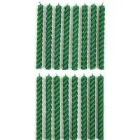 Свечи для торта, зеленые, 16 шт., 6.5&times;0.5 см
