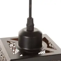 Светильник потолочный BayerLux &laquo;Стрекозы&raquo;, 1&times;40 Вт, Е27, черный, 14&times;14&times;22+100 см