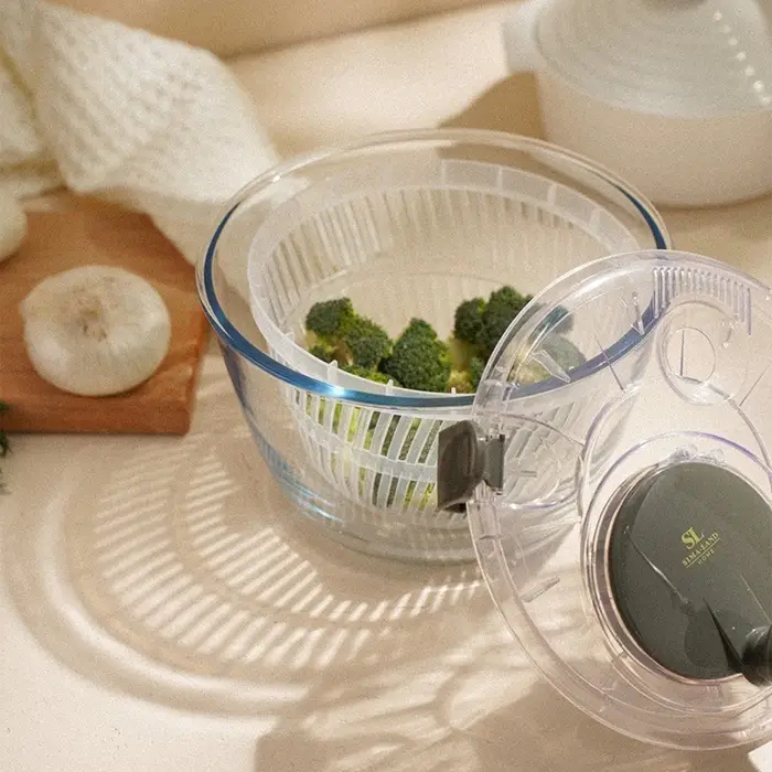 Центрифуга для сушки зелени SL Home &laquo;Оливковая роща&raquo;, 5 л, стекло, оливковая