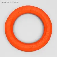 Кольцо &laquo;ДогЛайк&raquo; d=2611, 8-мигранное, большое, d=30.5 см, оранжевое