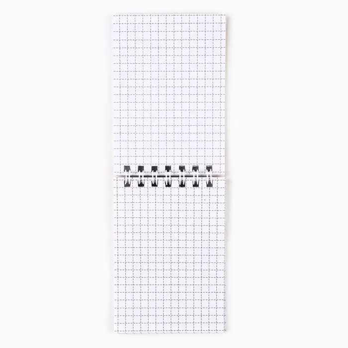 Блокнот А7, 32 л., на гребне в клетку, мелованная обложка &laquo;Пушистики&raquo; МИКС