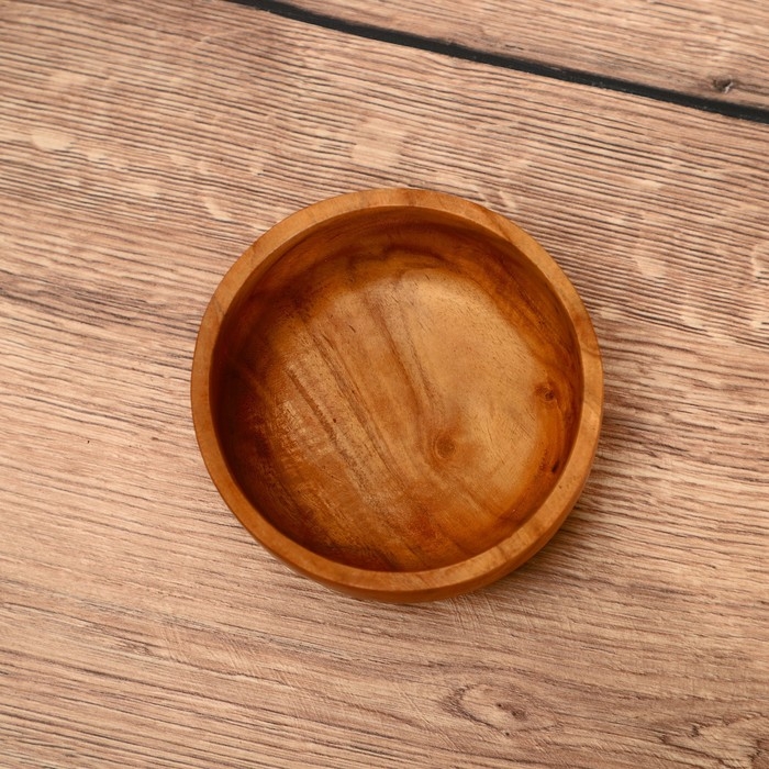 Миска 13х13х5 см, тиковое дерево
