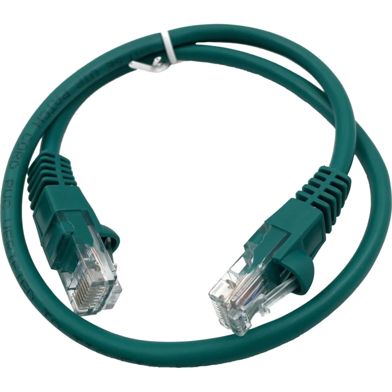 Патч-корд ExeGate UTP-RJ45-RJ45-5e-1,5M-GN, 5e, 1.5м, зеленый <EX258669RUS
