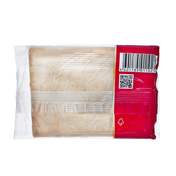 Пластилин скульптурный телесный, 300 г  Пластилин скульптурный телесный, 300 г "Луч" De Luxe