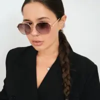 Очки солнцезащитные &laquo;OneSun. Овал&raquo;, uv 400, футляр, салфетка