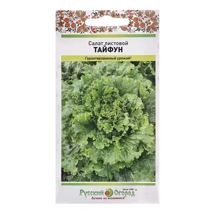 Семена Салат листовой  Семена Салат листовой "Тайфун", ц/п, 1 г