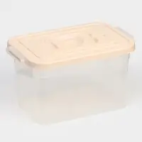 Контейнер для хранения с крышкой, 6.5 л, 31&times;20&times;18 см, пластик, МИКС