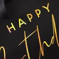Пакет подарочный Happy birthday, ML, 27&times;23&times;11.5 см