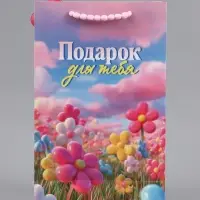 Пакет ламинированный &laquo;Подарок для тебя&raquo;, 22.3&times;9&times;35 см