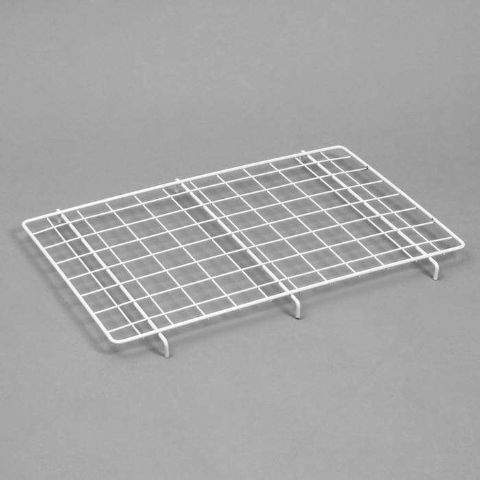 Корзина-накопитель складная, на колесах, 1 полка, 60×40×80 см, цвет белый Корзина-накопитель складная, на колесах, 1 полка, 60×40×80 см, цвет белый